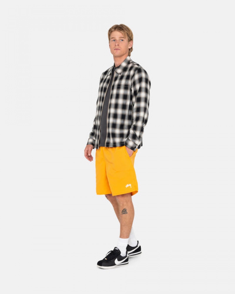 Stussy Stock Vann Kort Badetøy Dame Gul Norge | XDG-2486