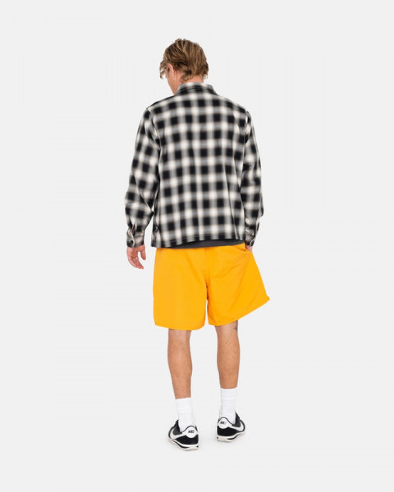 Stussy Stock Vann Kort Badetøy Dame Gul Norge | XDG-2486