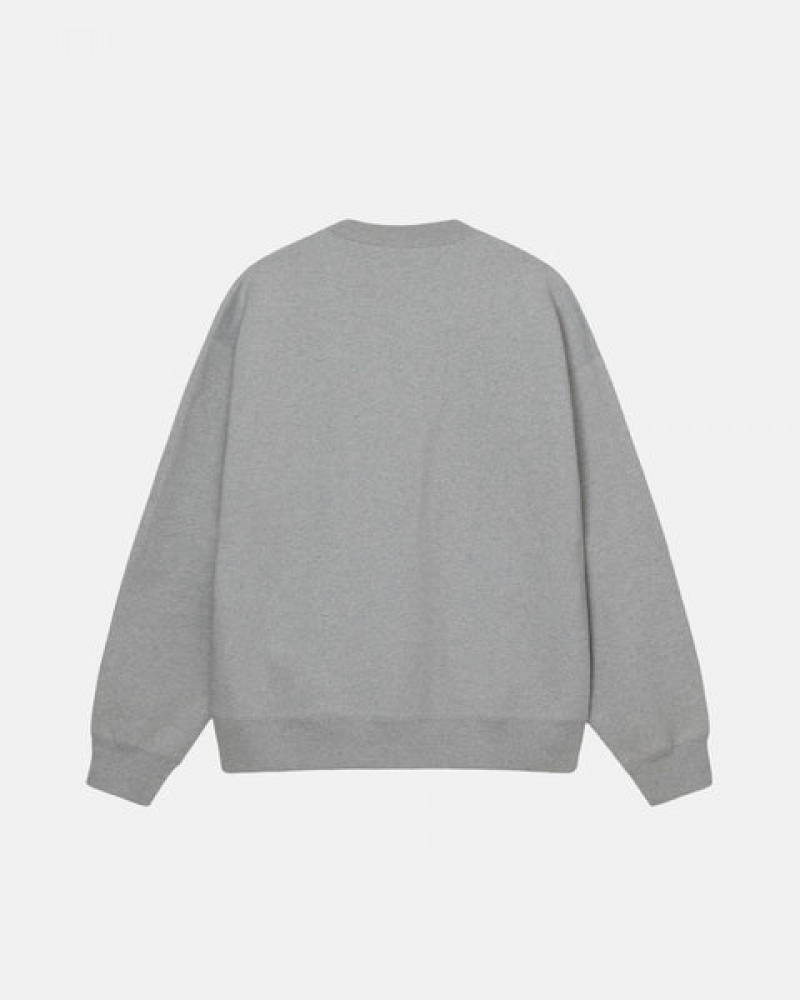 Stussy Fleece Crew Gensere Dame Mørke Grå Norge | RYG-3493