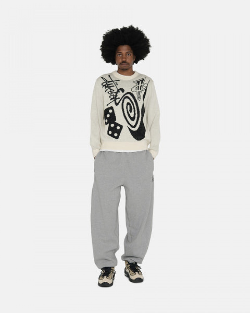 Stussy Fleece Pant Joggebukser Dame Mørke Grå Norge | CAP-3136