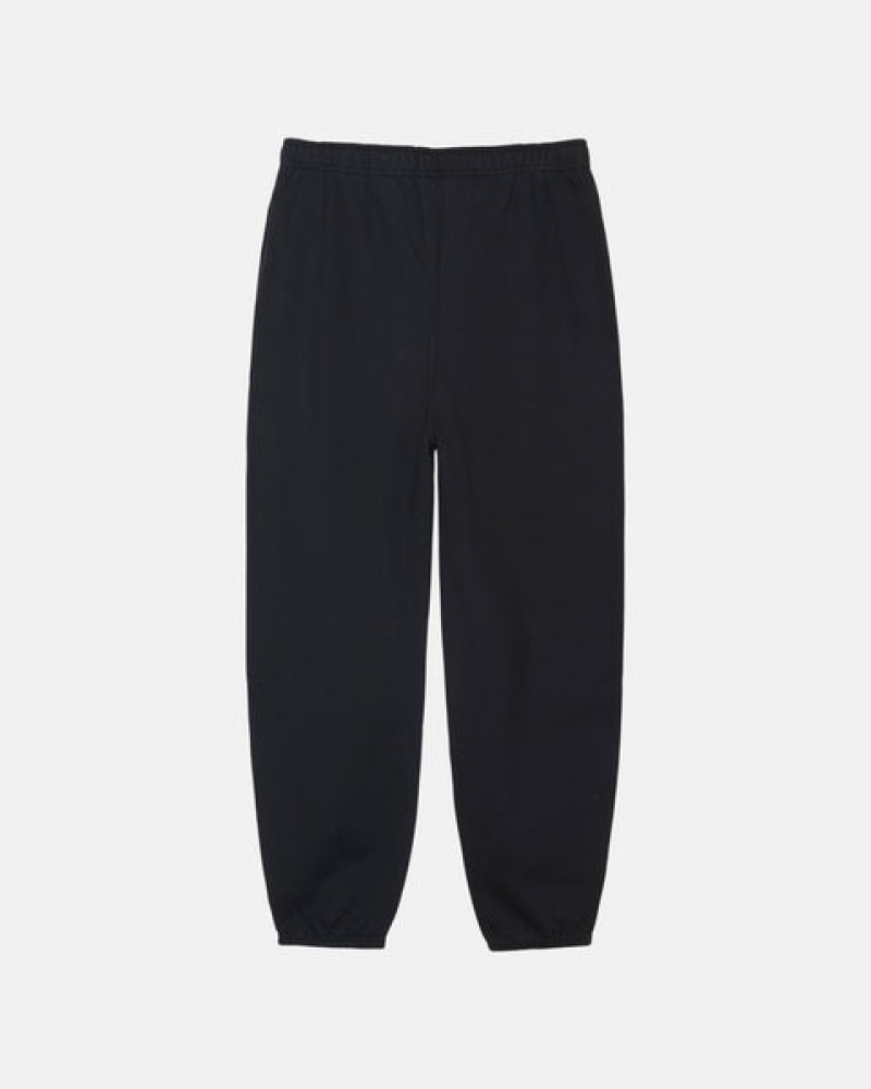 Stussy Stone Wash Fleece Pant Joggebukser Herre Svarte Norge | JCE-4470