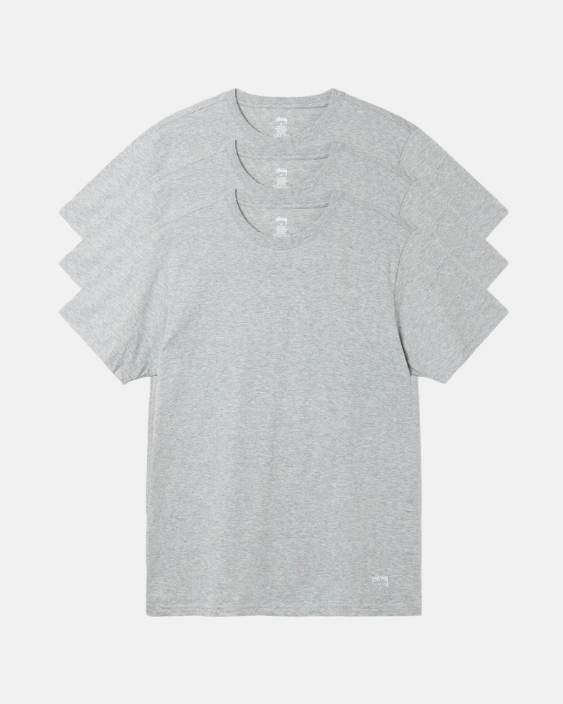 Stussy Stussy Undershirt Skjorte Dame Grå Norge | SNT-7668