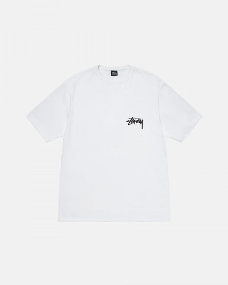 Stussy Suits Tee T Skjorte Dame Hvite Norge | RAN-2663