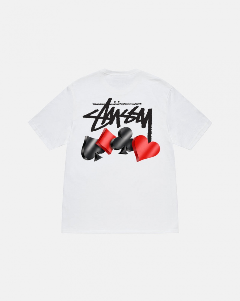 Stussy Suits Tee T Skjorte Dame Hvite Norge | RAN-2663