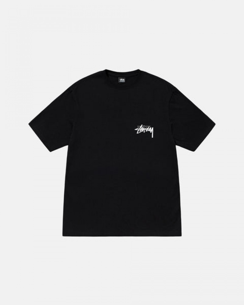 Stussy Suits Tee T Skjorte Dame Svarte Norge | TVI-3037