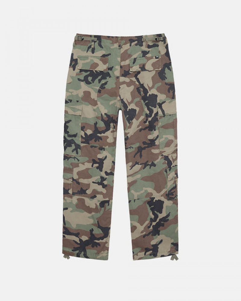 Stussy Surplus Cargo Ripstop Bukse Dame Camouflage Norge | BUM-2402