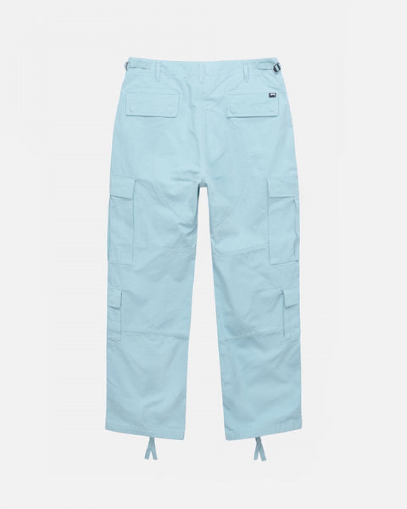 Stussy Surplus Cargo Ripstop Bukse Dame Lyse Blå Norge | SRV-1471