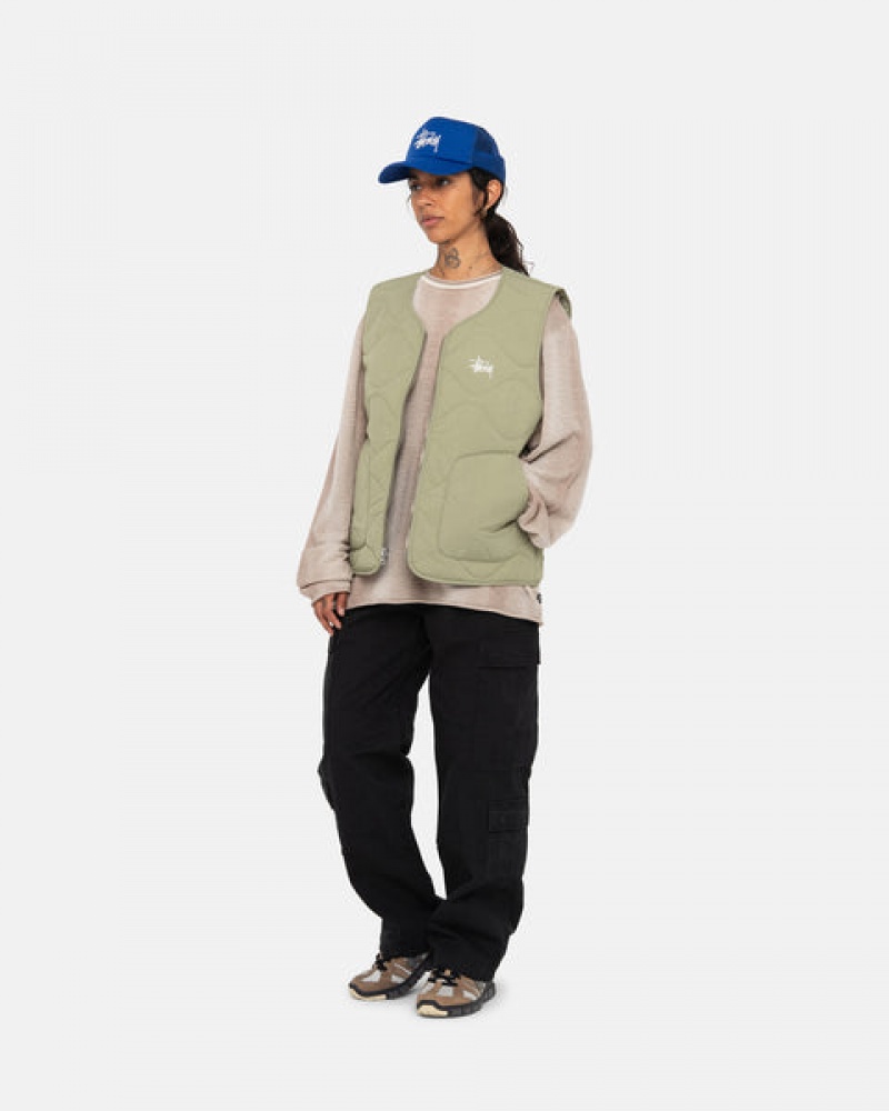 Stussy Surplus Cargo Ripstop Bukse Herre Svarte Norge | SEB-4644