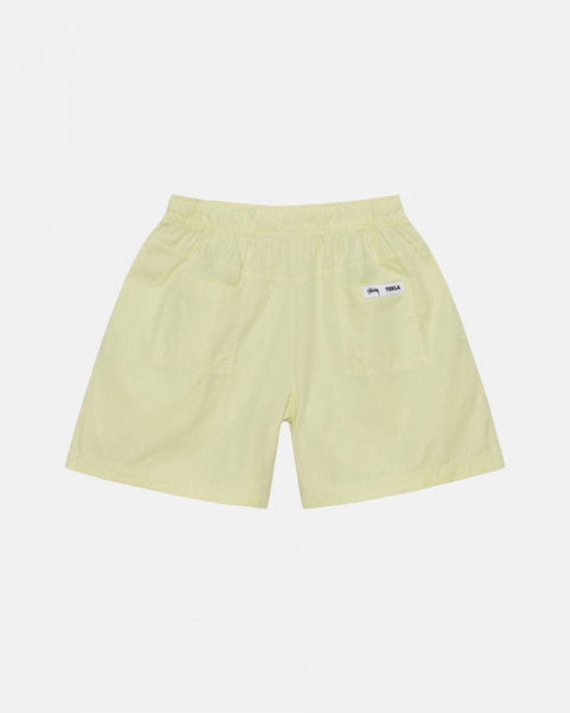 Stussy Tekla Poplin Pyjama Shorts Shorts Herre Lyse Grønn Norge | HJG-6732