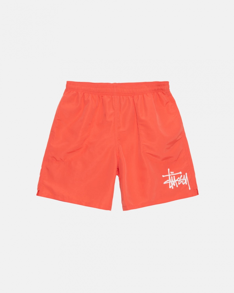 Stussy Vann Kort Big Basic Shorts Herre Korall Norge | WSA-9025