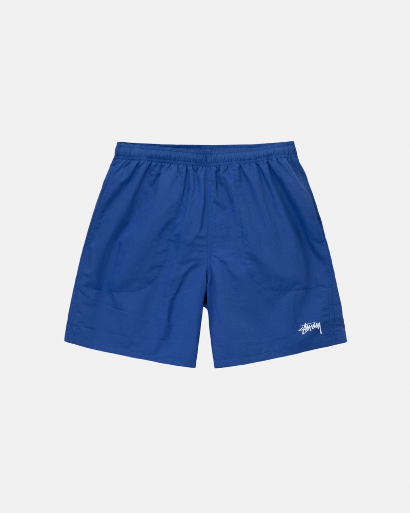 Stussy Vann Kort Stock Shorts Herre Blå Norge | MTQ-7331