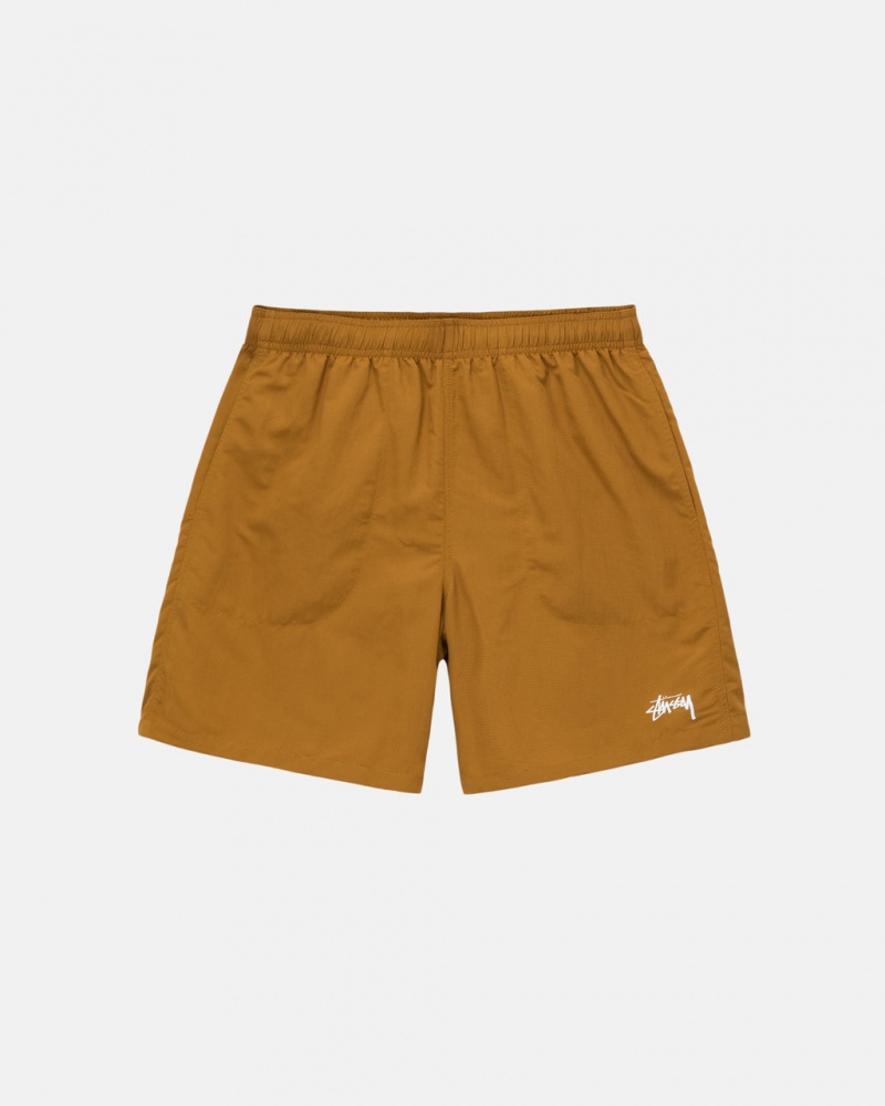 Stussy Vann Kort Stock Shorts Herre Brune Norge | JLK-8956