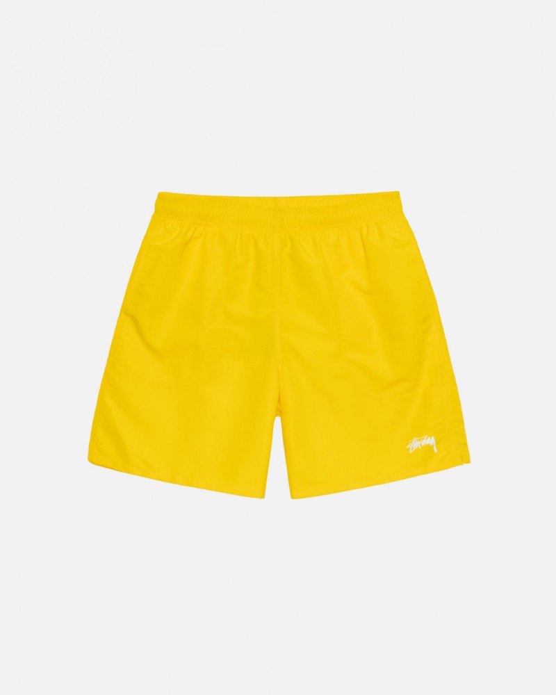 Stussy Vann Kort Stock Shorts Herre Gul Norge | TLJ-4933