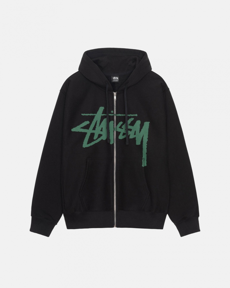 Stussy Venus Zip Hood Gensere Dame Svarte Norge | XWR-4627