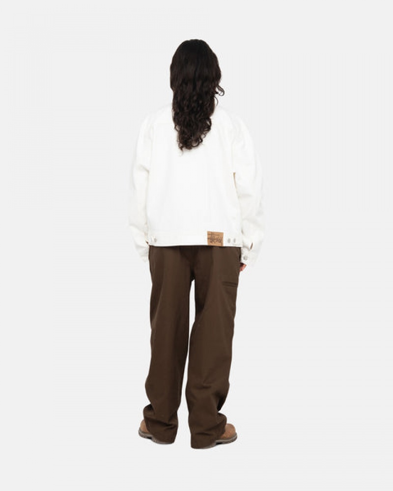 Stussy Workgear Trouser Twill Bukse Dame Brune Norge | YIW-0723